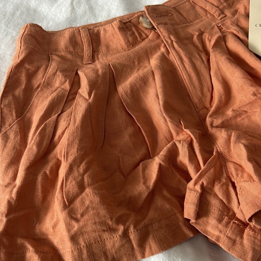 NWT Banjara Orangeโ Pleated Light Weight Shorts ๐ - Picture 3 of 5